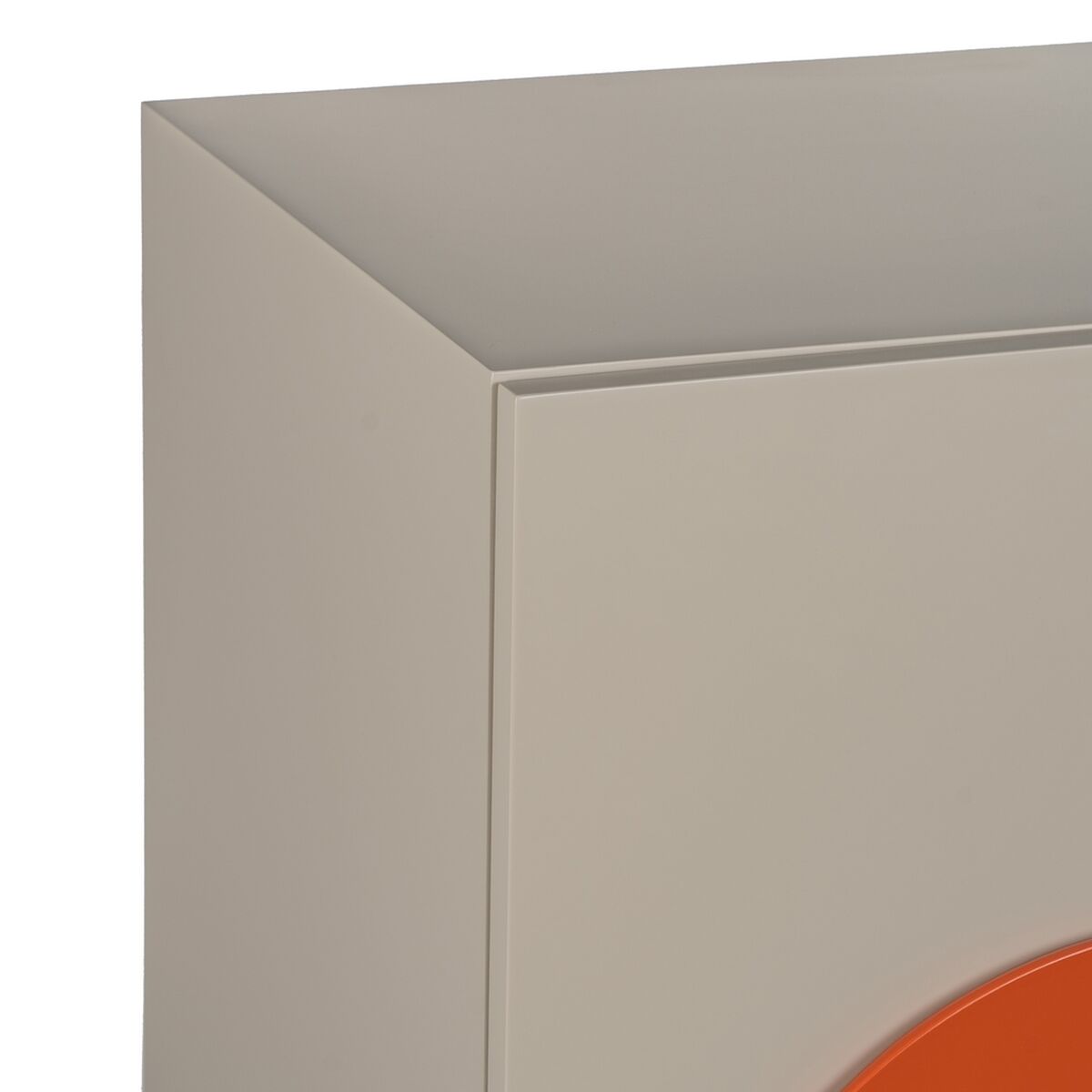 Skänk NECTO Orange Beige-brun (taupe) Järn Trä MDF 75 x 41,8 x 123 cm - 4