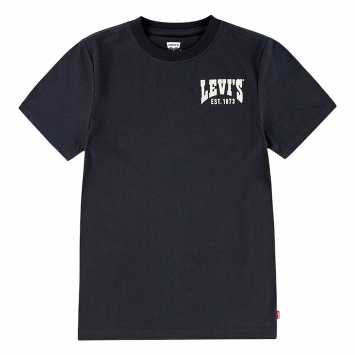 Barn T-shirt med kortärm Levi's Lvb Valley View Svart