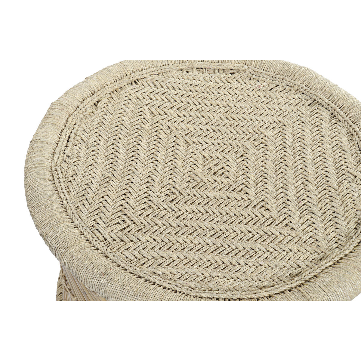 2-bordsset DKD Home Decor Naturell 60 x 60 x 42 cm 62 x 62 x 42 cm 64 x 64 x 42 cm - 3