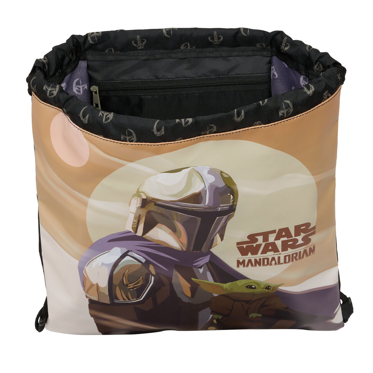 Ryggsäck till barn The Mandalorian This is the way Svart 35 x 40 x 1 cm - 2