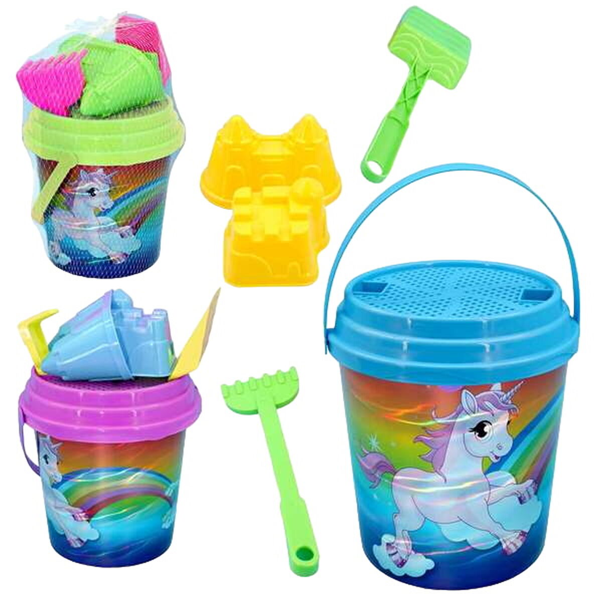 Strandleksaker set Juinsa Enhörning 21 x 20 cm - 3