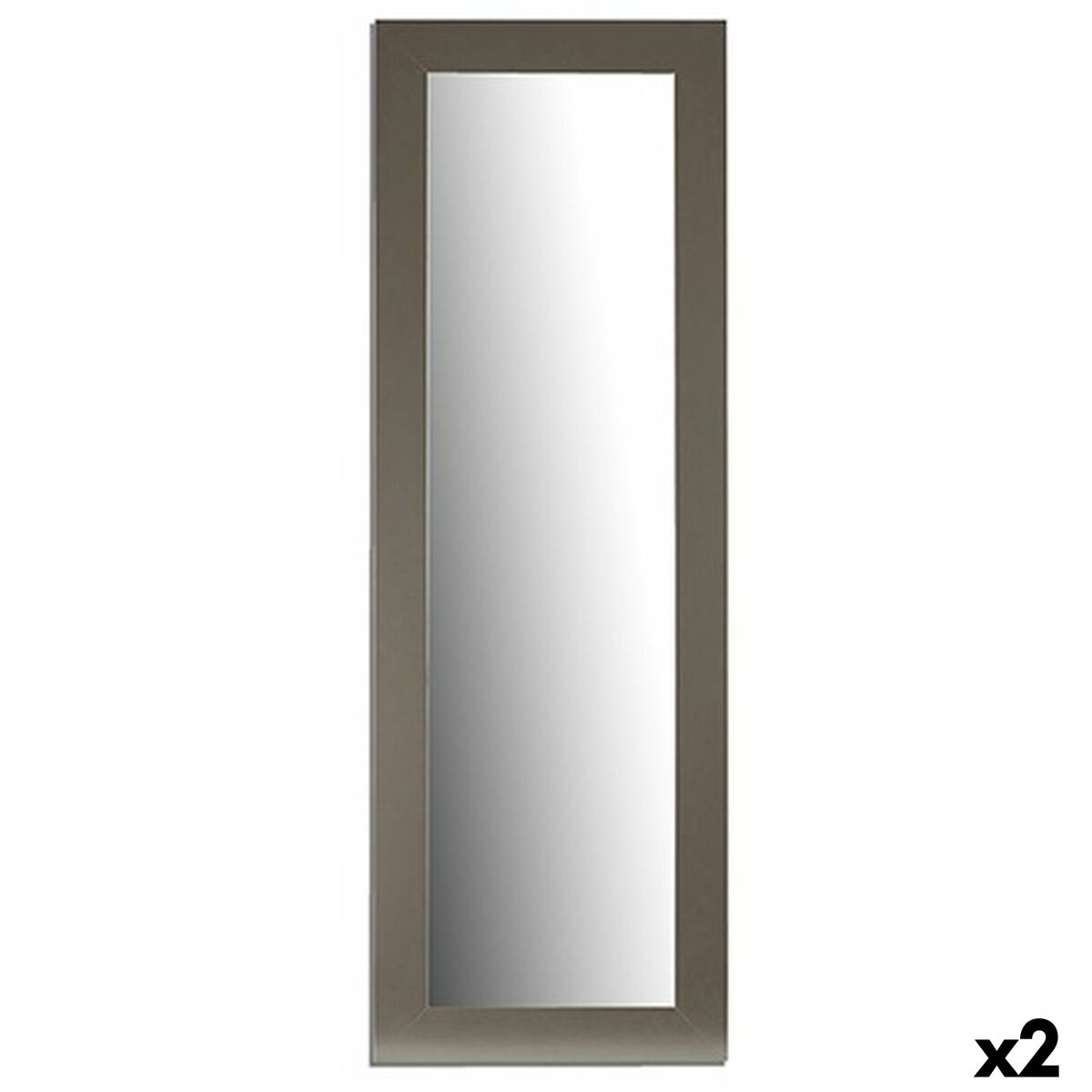 Väggspegel Gift Decor Silvrig 52,5 x 155 x 1,5 cm 54,5 x 155 x 1,5 cm Rektangulär (2 antal)