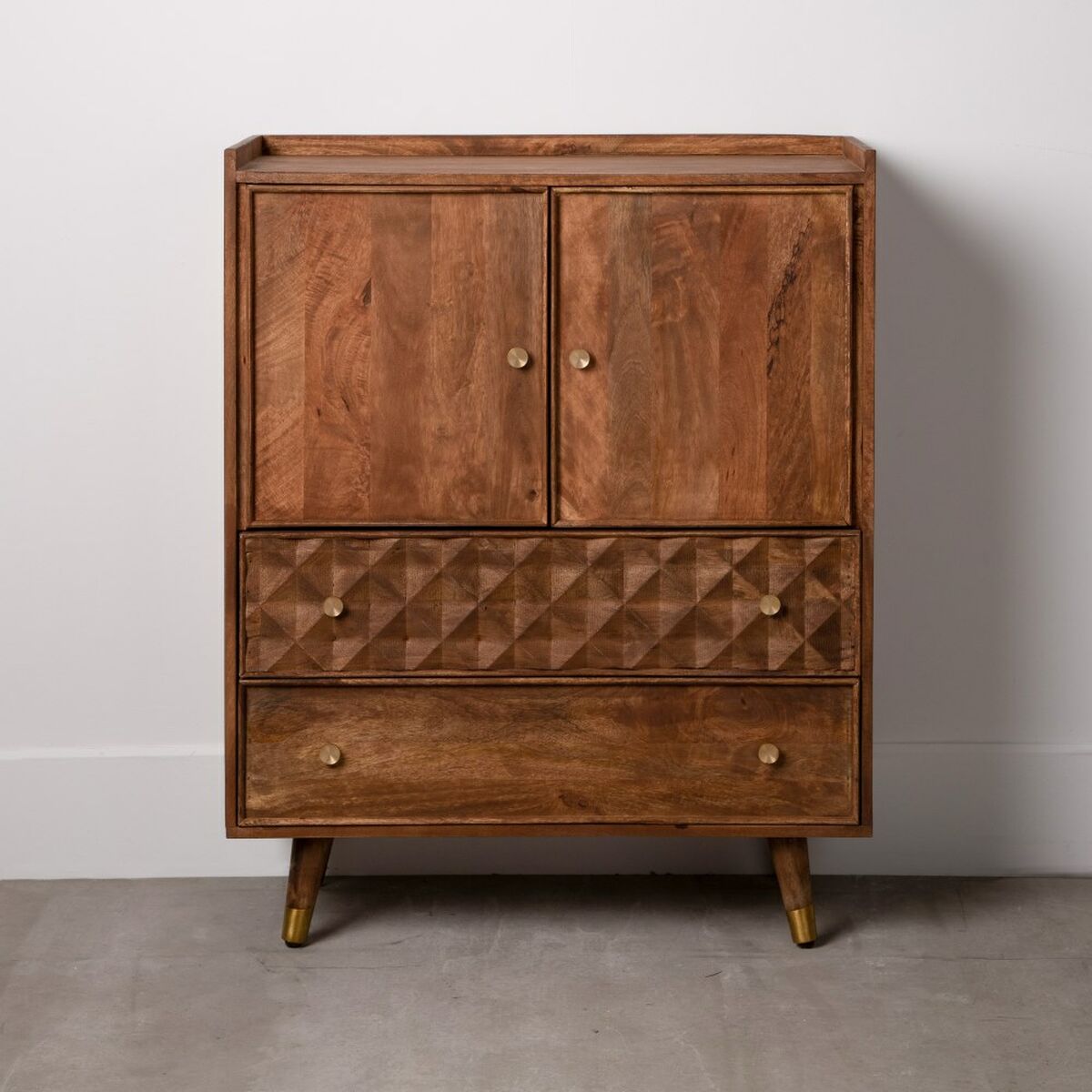Skänk Brun Mangoträ 88 x 37 x 109 cm - 2