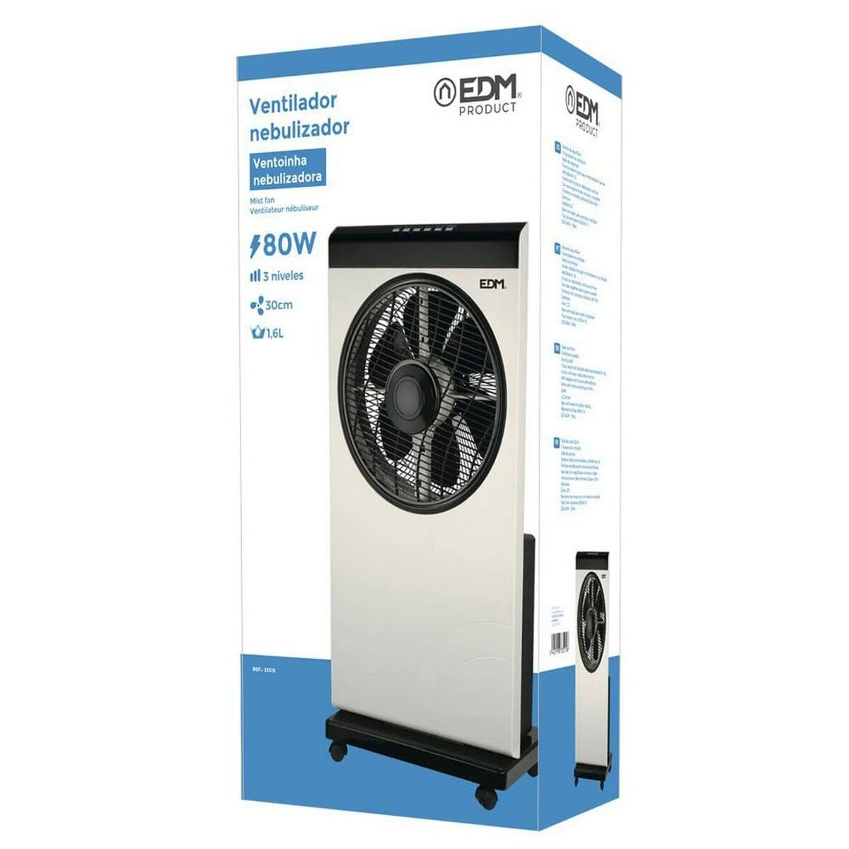 Nebulisator EDM Vit 80 W 39 x 24 x 84 cm - 2