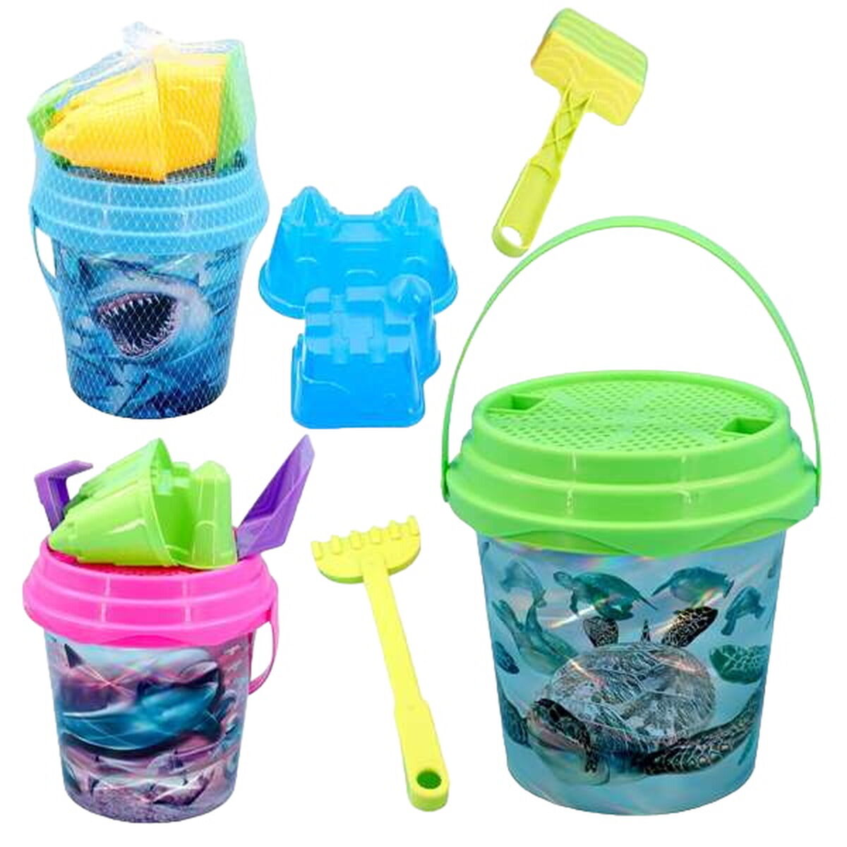 Strandleksaker set Juinsa djur 21 x 20 cm - 3