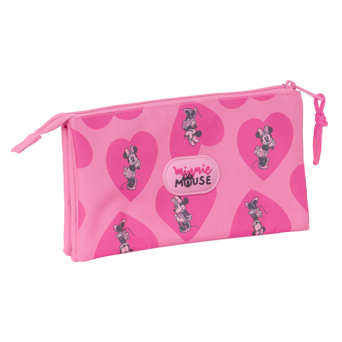Dubbel bär-allt Minnie Mouse Loving Rosa 22 x 12 x 3 cm - 3