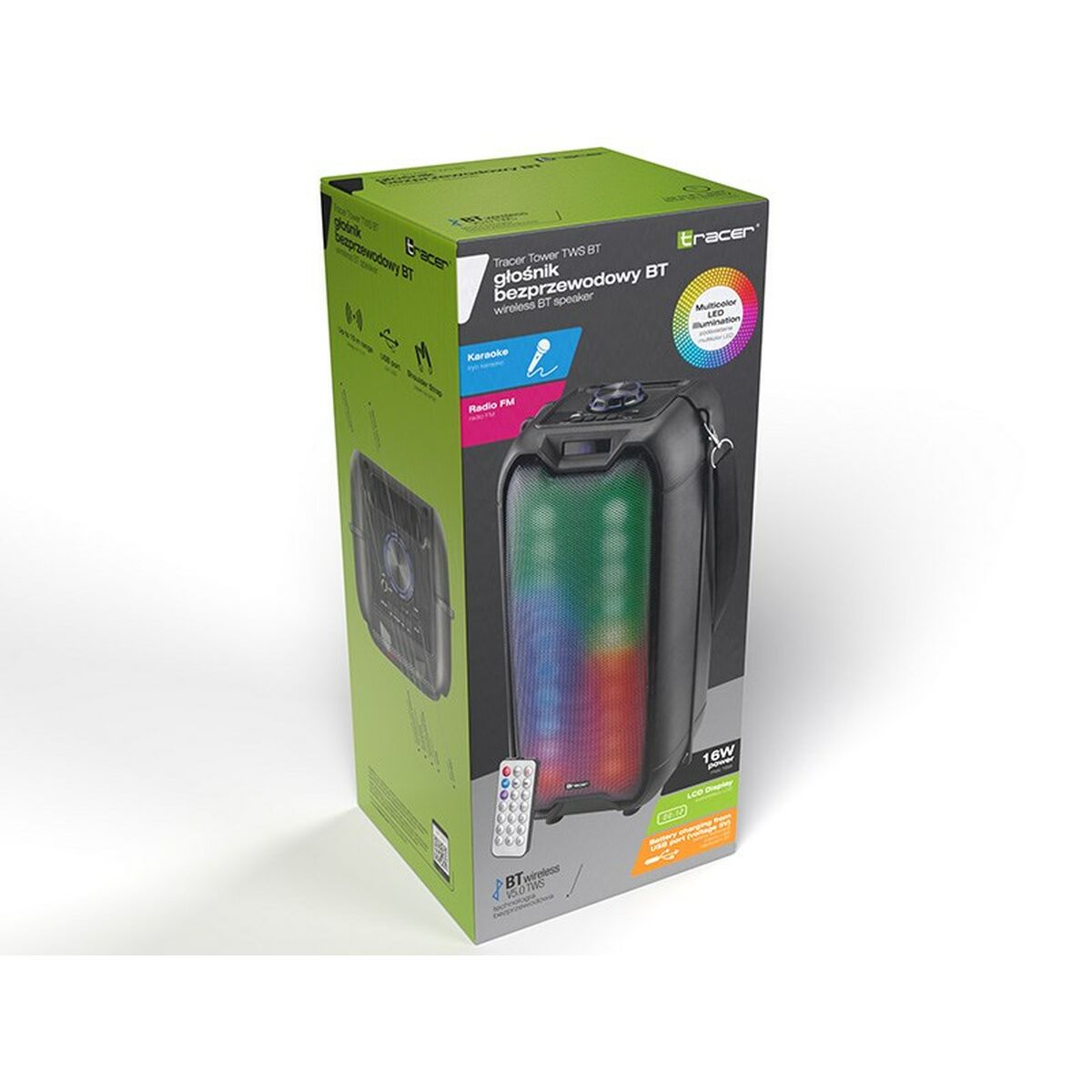 Bärbar Bluetooth Högtalare Tracer TRAGLO46925 Svart 16 W - 4