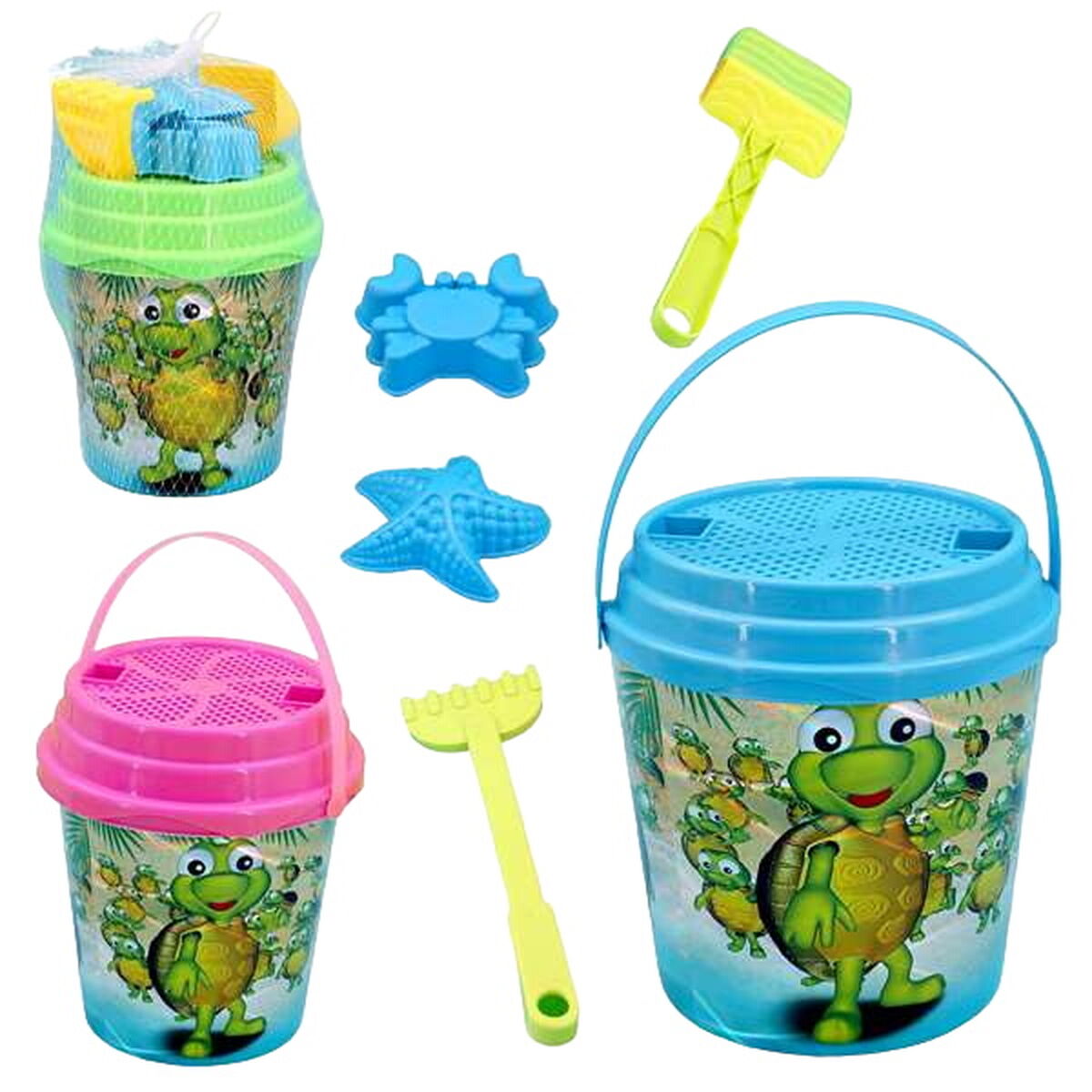 Strandleksaker set Juinsa Sköldpadda 17 x 17 cm - 3