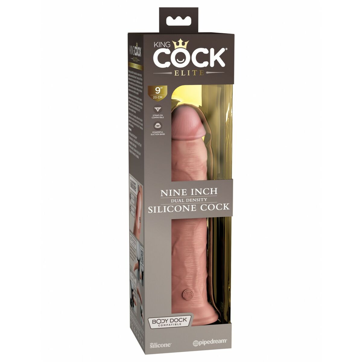 Dildo Pipedream King Cock Elite Naturell - 2