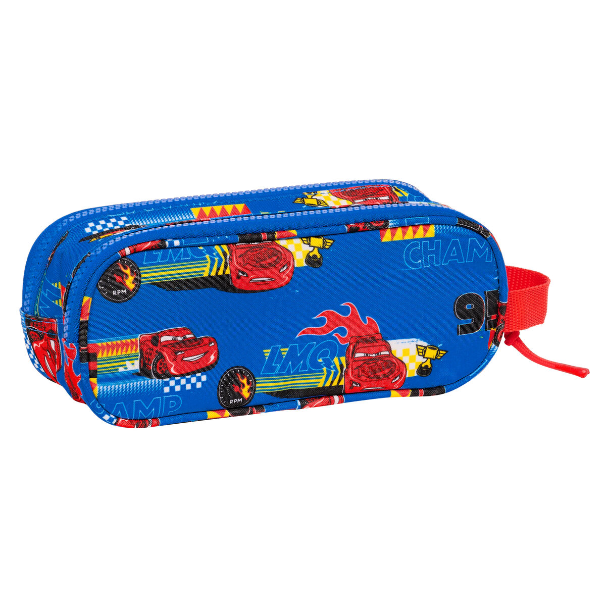 Dubbel bär-allt Cars Race ready Blå 21 x 8 x 6 cm - 2