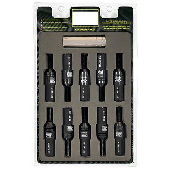 Skruvsats OMP OMPS09971401 28 mm Svart M14 x 1,25