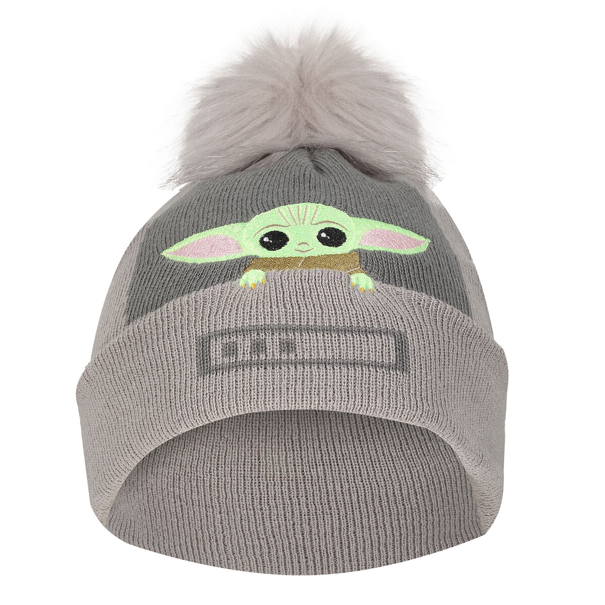 Hatt The Mandalorian Grogu In The Crib Beanie Grå - 2