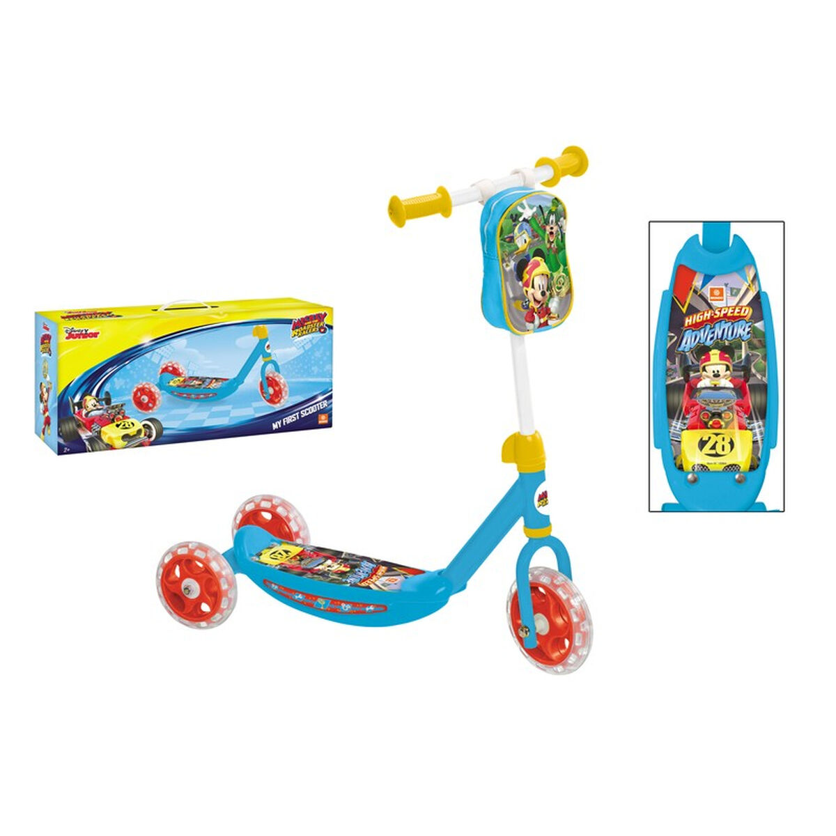 Sparkcykel Mickey Mouse    3 hjul 60 x 46 x 13,5 cm - 5