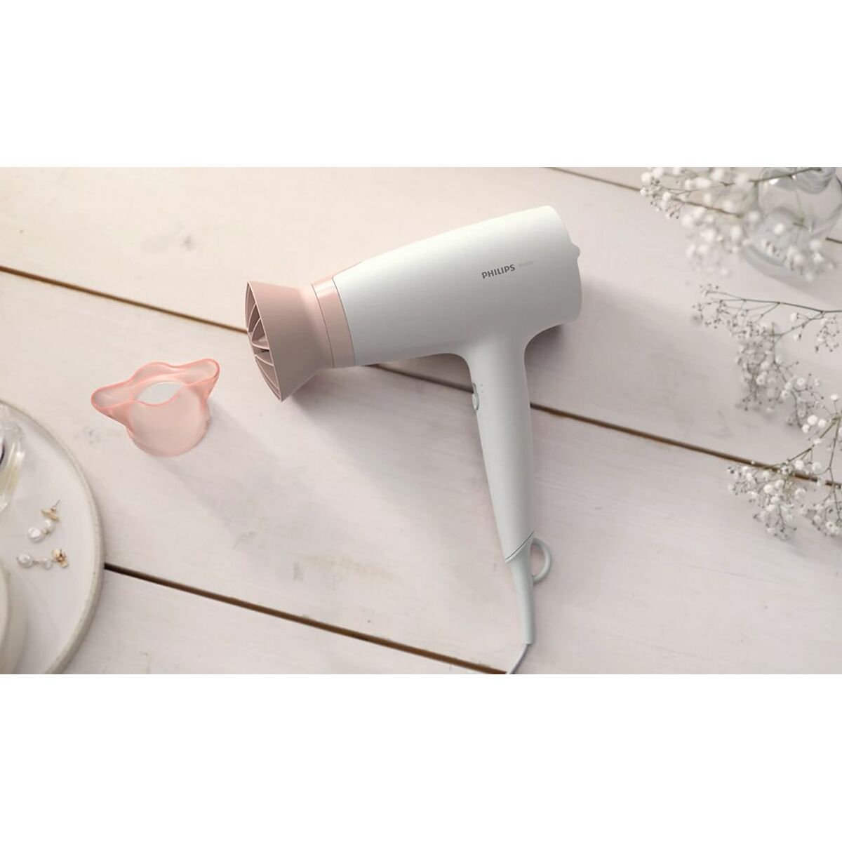 Hårtork Philips 3000 series Vit Rosa 1600 W - 8