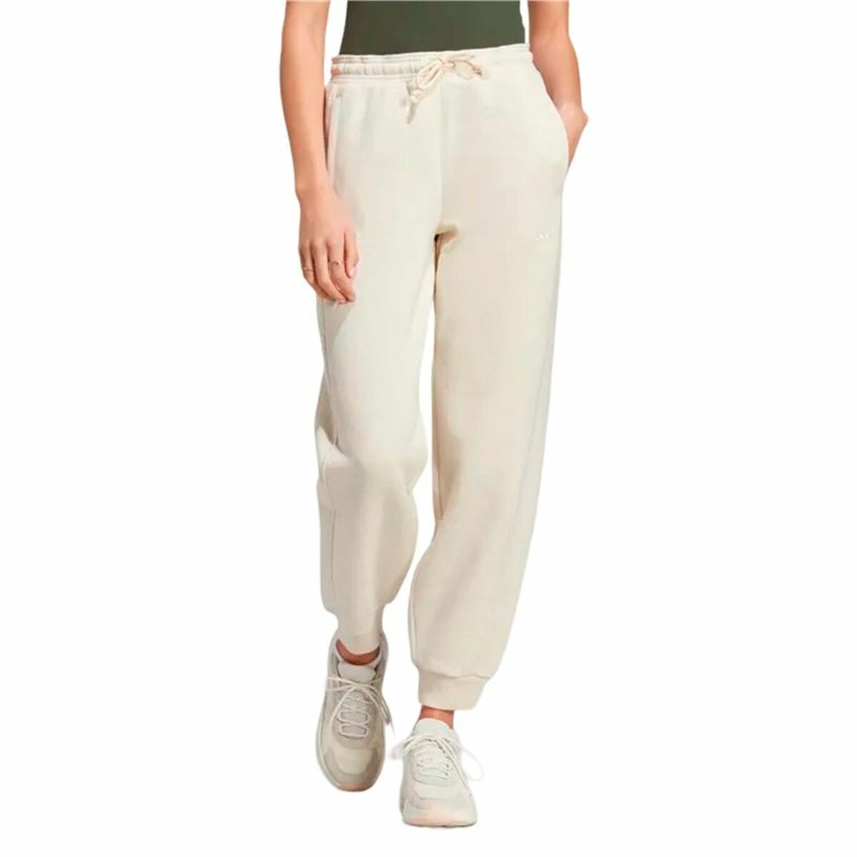 Byxor för vuxna Adidas All Szn Pt Mujer Beige Kvinna