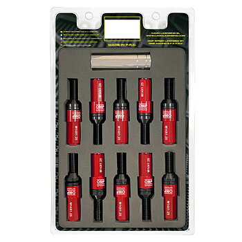 Skruvsats OMP OMPS09971406 28 mm Röd M14 x 1,25