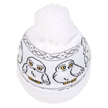 Hatt Harry Potter Hedwig Snow Beanie Vit