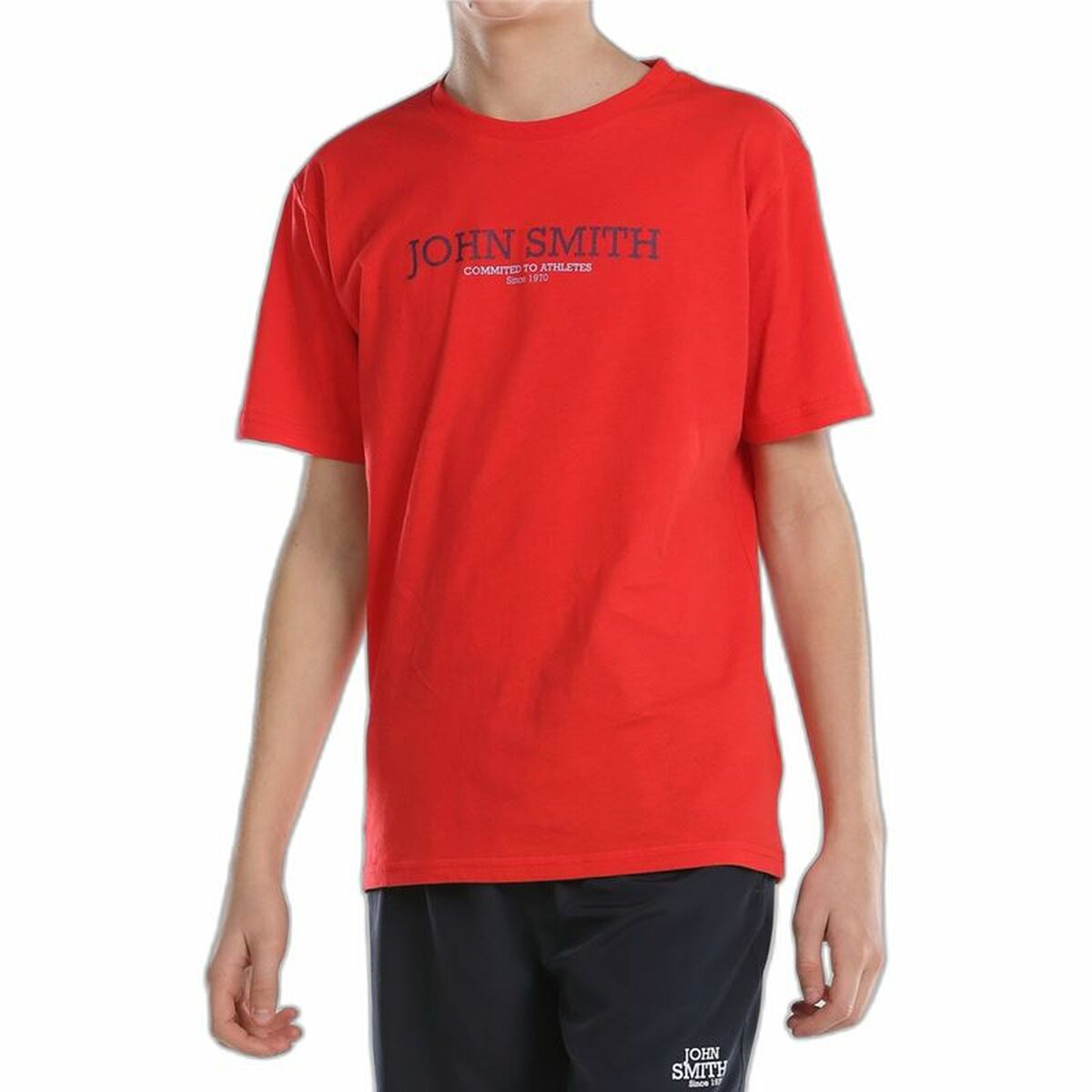 T-shirt med kortärm Barn John Smith Efebo  Röd - 4