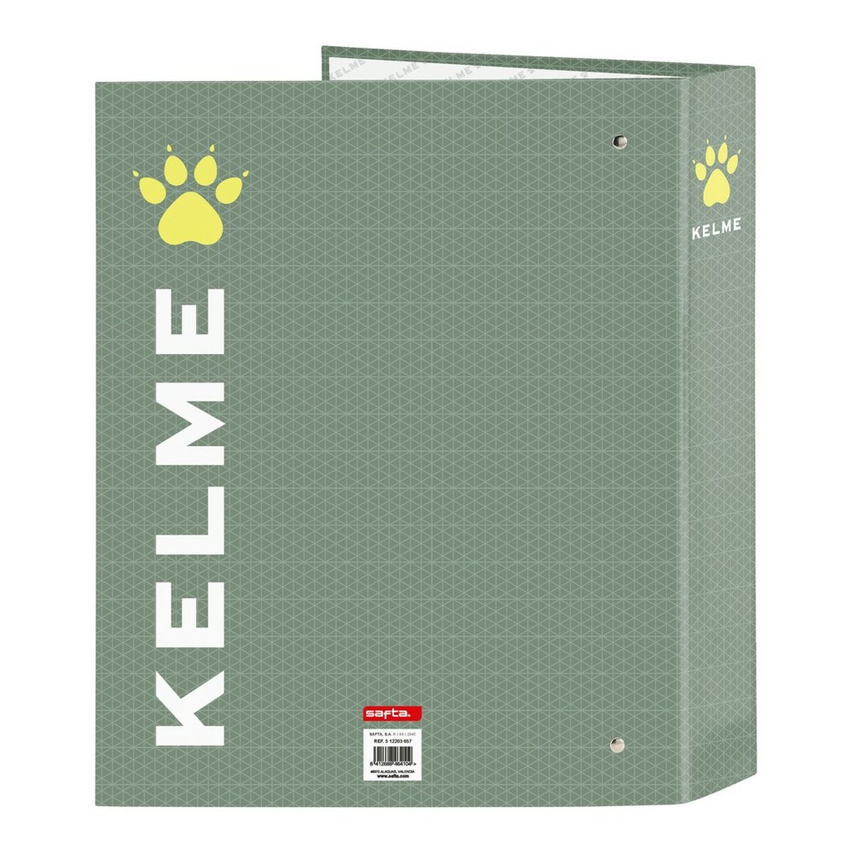 Ringpärm Kelme Iceberg Grå A4 (40 mm) - 4
