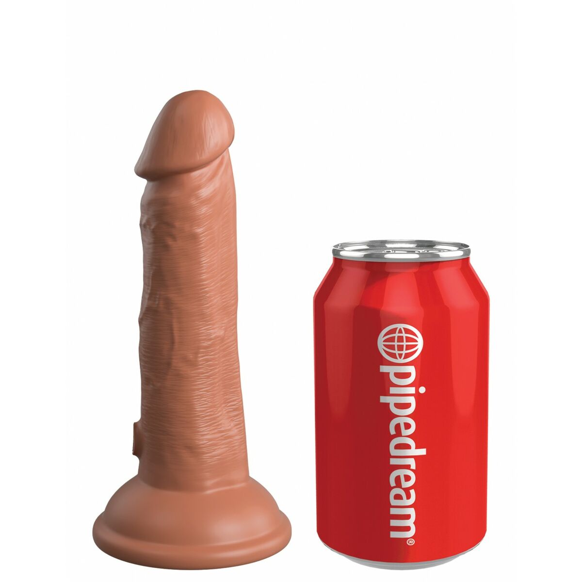 Dildo Pipedream King Cock Elite Brun - 6