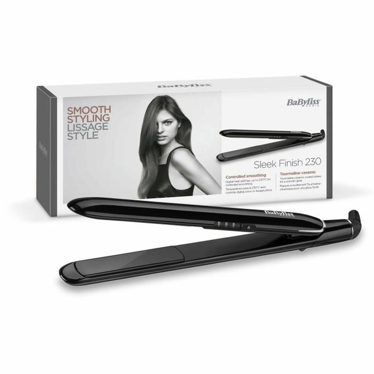 Plattång Babyliss ST255E Svart - 2