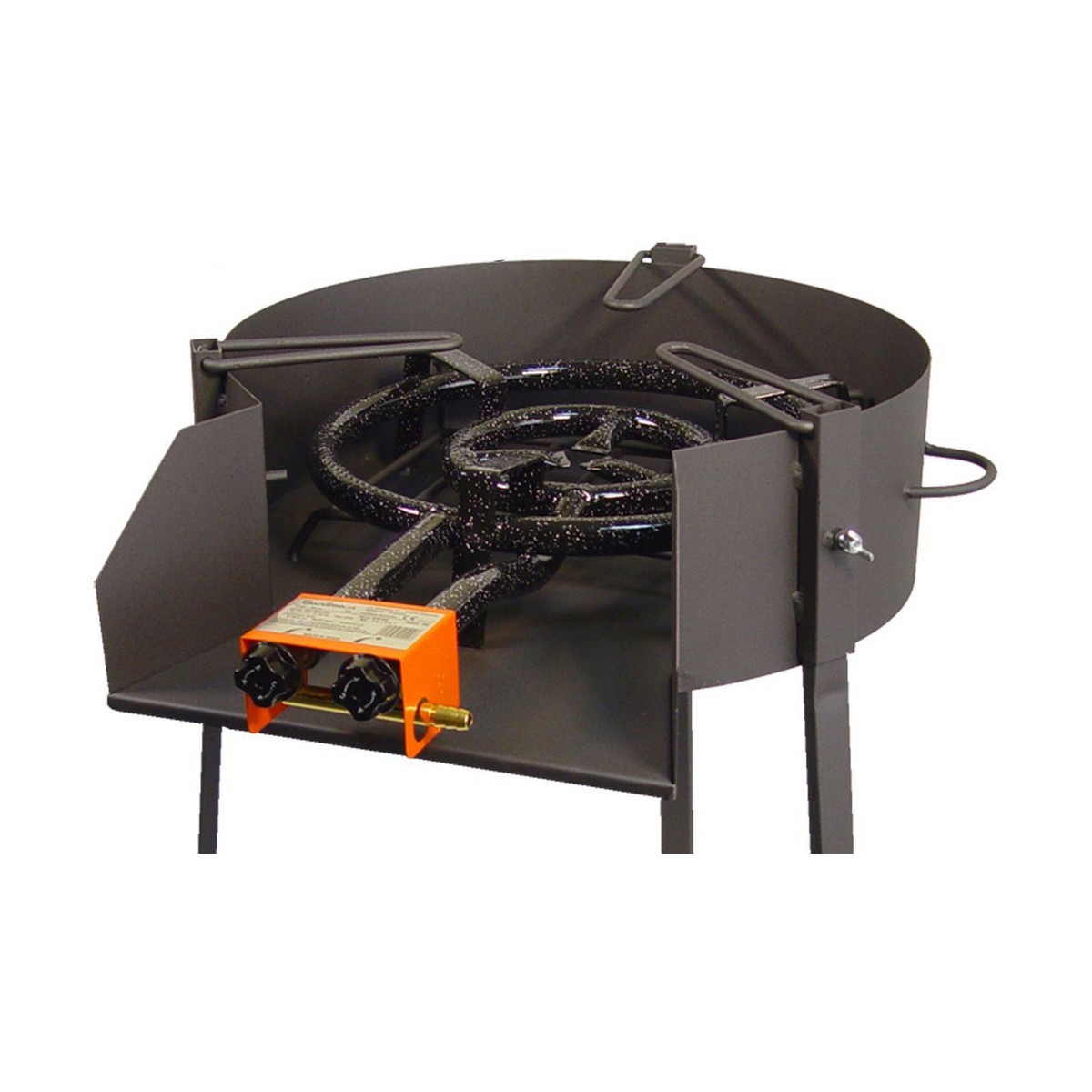 Kolgrill med ben Imex el Zorro Svart (Ø50 x 75 cm) - 3