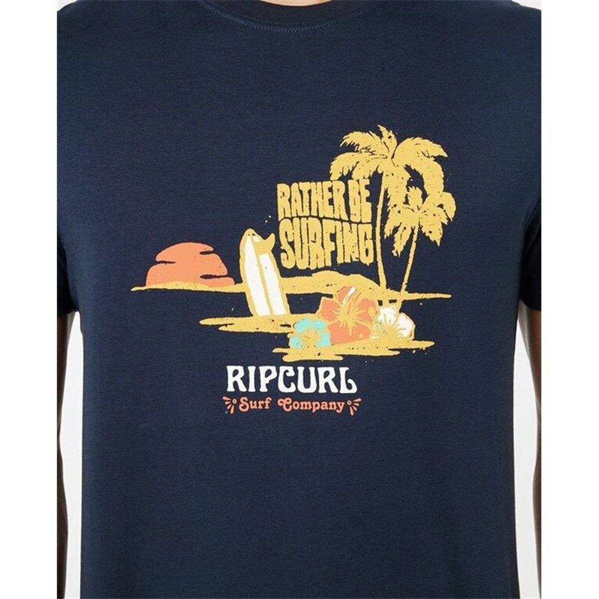 T-shirt Rip Curl Framed Marinblå Män - 4