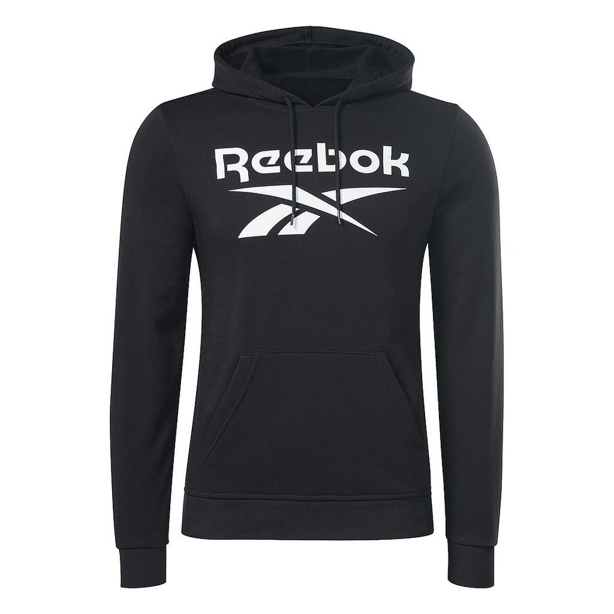Tröja med huva Herr Reebok I FT BIG LOGO OTH H54788  Svart - 7