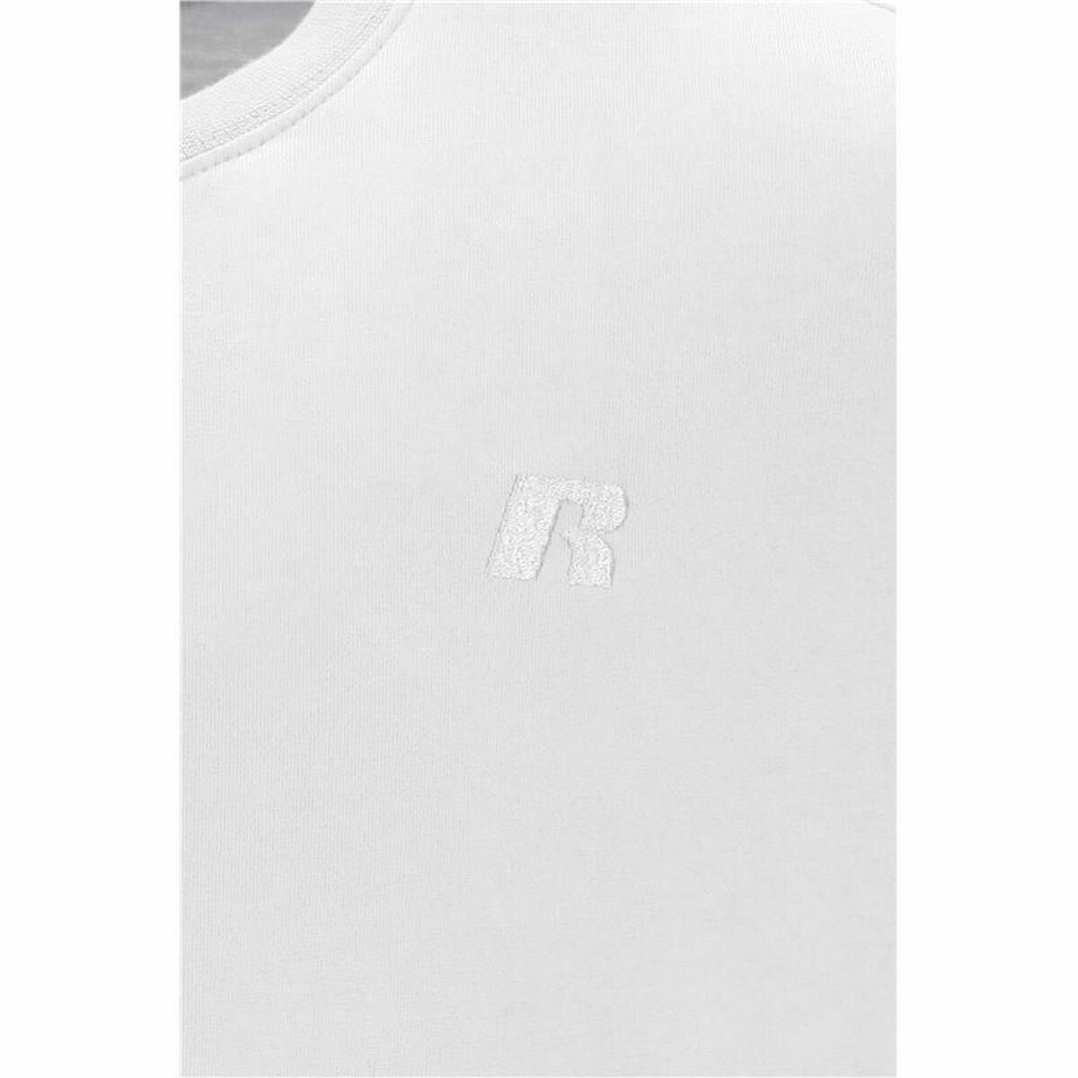 T-shirt med kortärm Herr Russell Athletic Amt A30011 Vit - 3