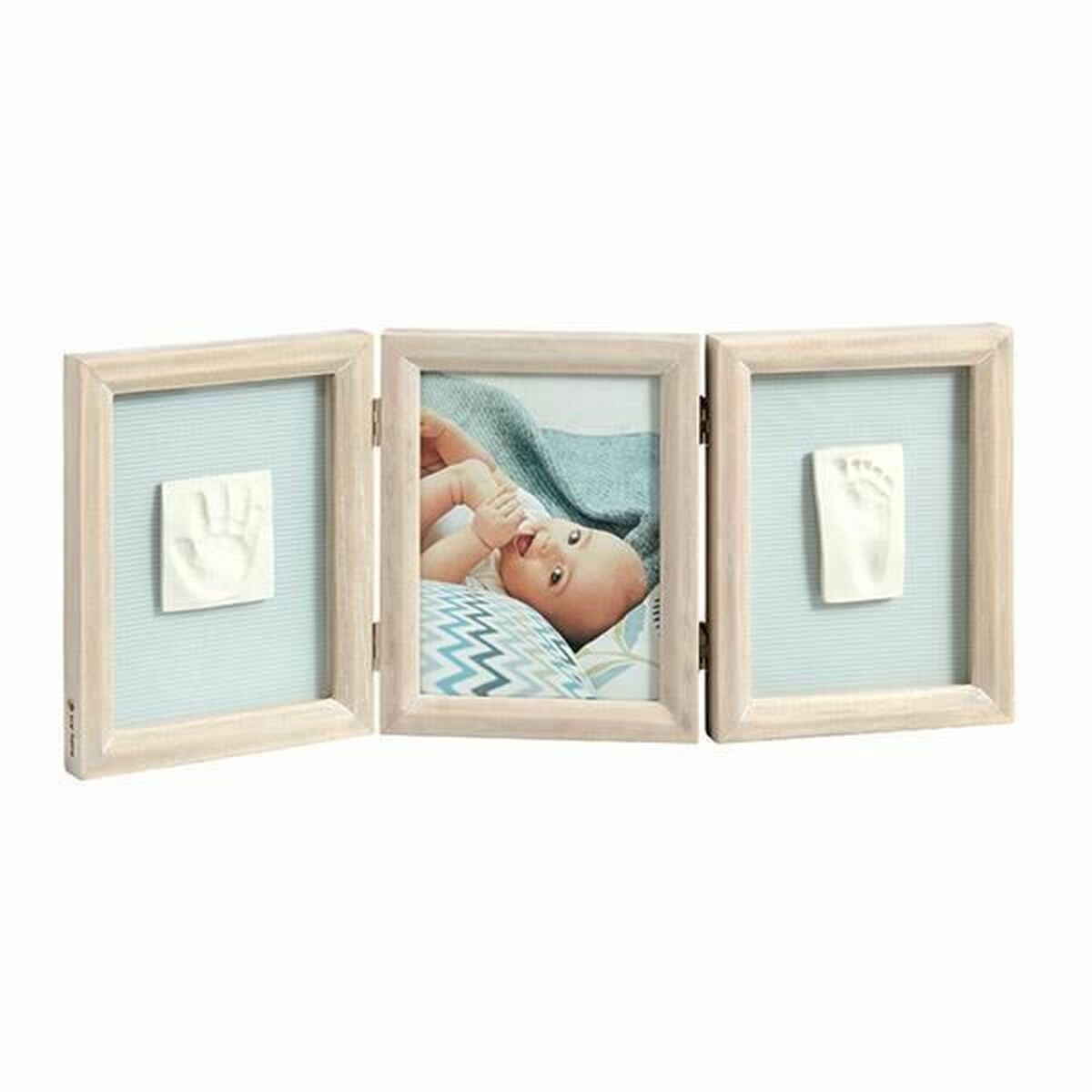 Fotoram BABY ART Birth Gift Brun Trä