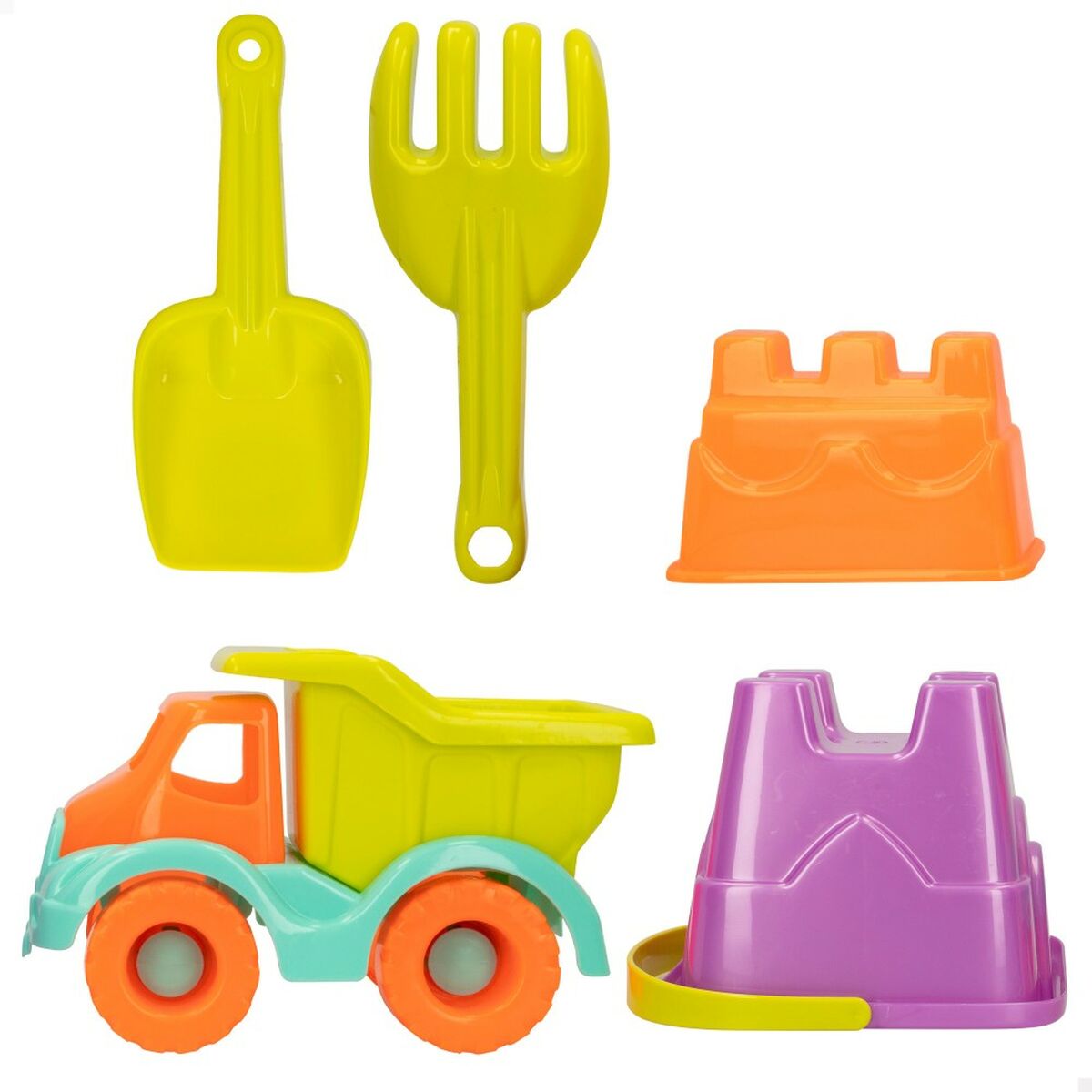 Strandleksaker set Colorbaby 5 Delar polypropen (24 antal) - 8