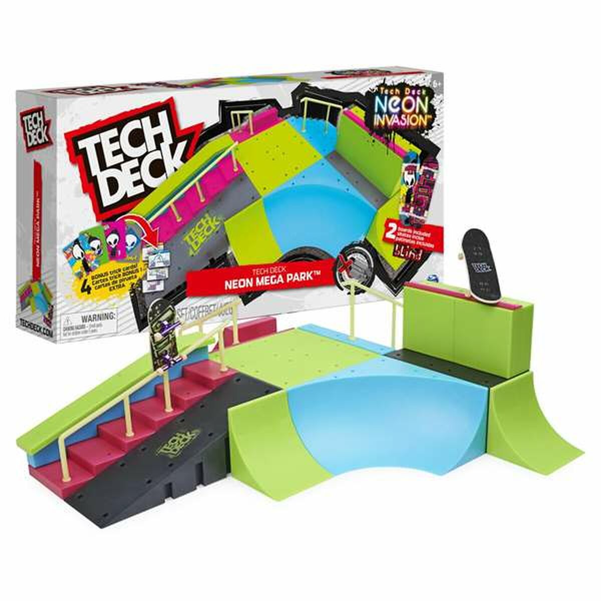 Skatepark Tech Deck Neon Mega Park - 2