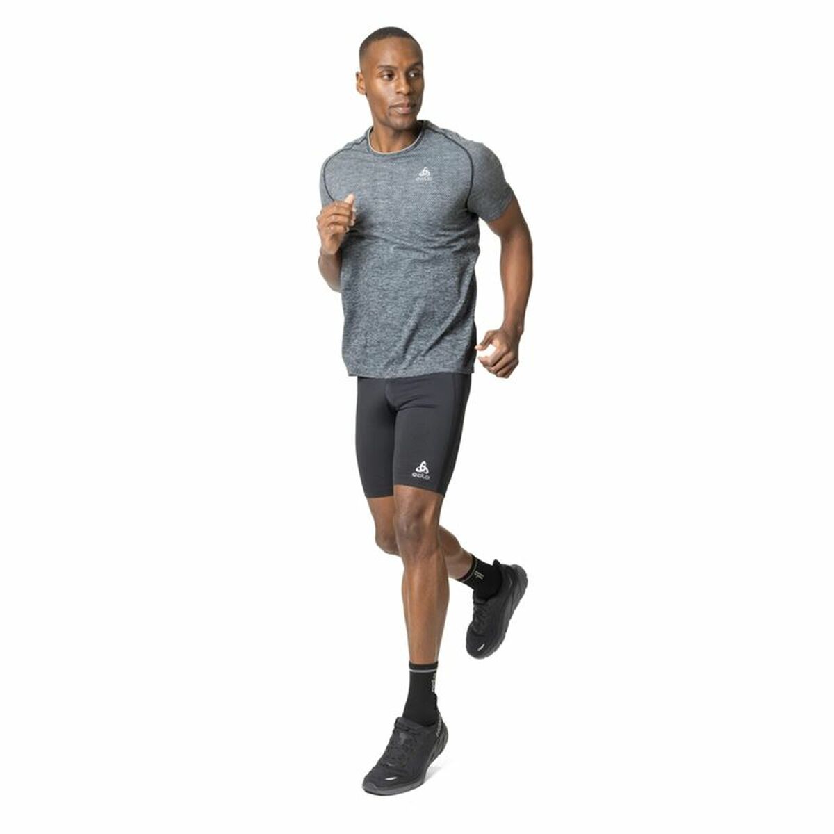 Korta träningsleggings Odlo Essentials Svart Män - 3