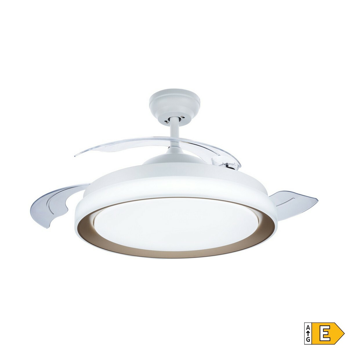 Takfläkt med belysning Philips Atlas Gyllene 35 W 28 W 4500 Lm (2700 K) - 2