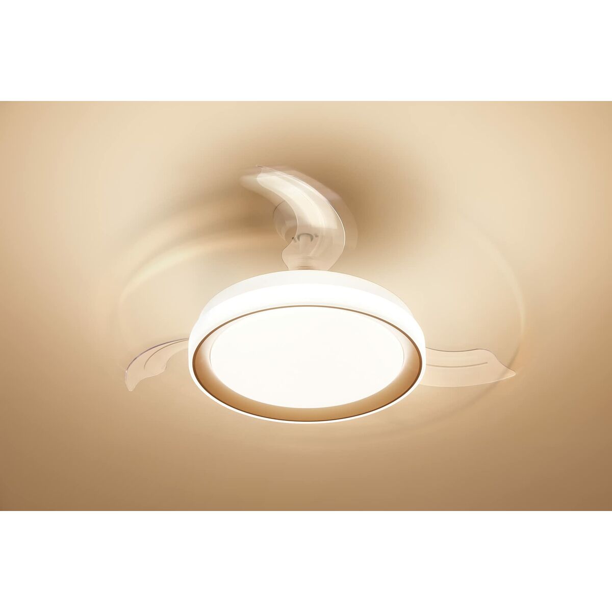 Takfläkt med belysning Philips Atlas Gyllene 35 W 28 W 4500 Lm (2700 K) - 5