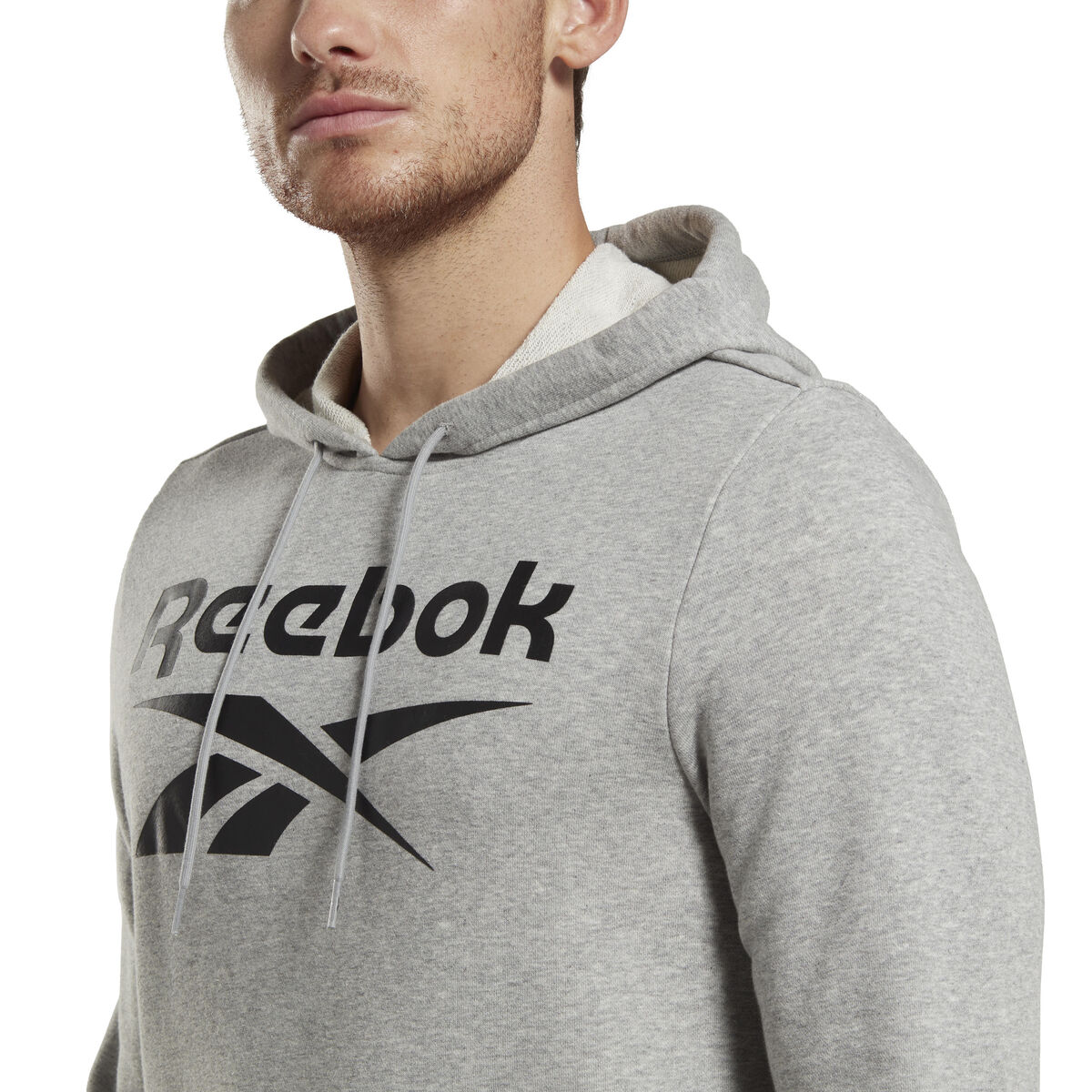 Tröja med huva Herr Reebok FT BIG LOGO OTH HZ8786  Grå - 3