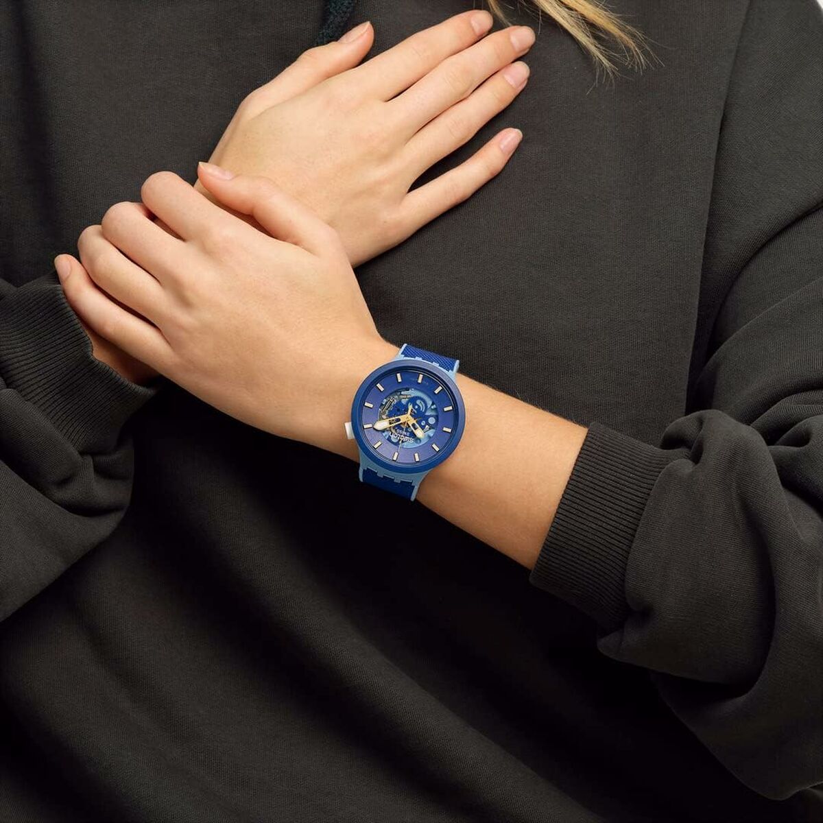 Herrklocka Swatch BOUNCING BLUE (Ø 47 mm) - 9