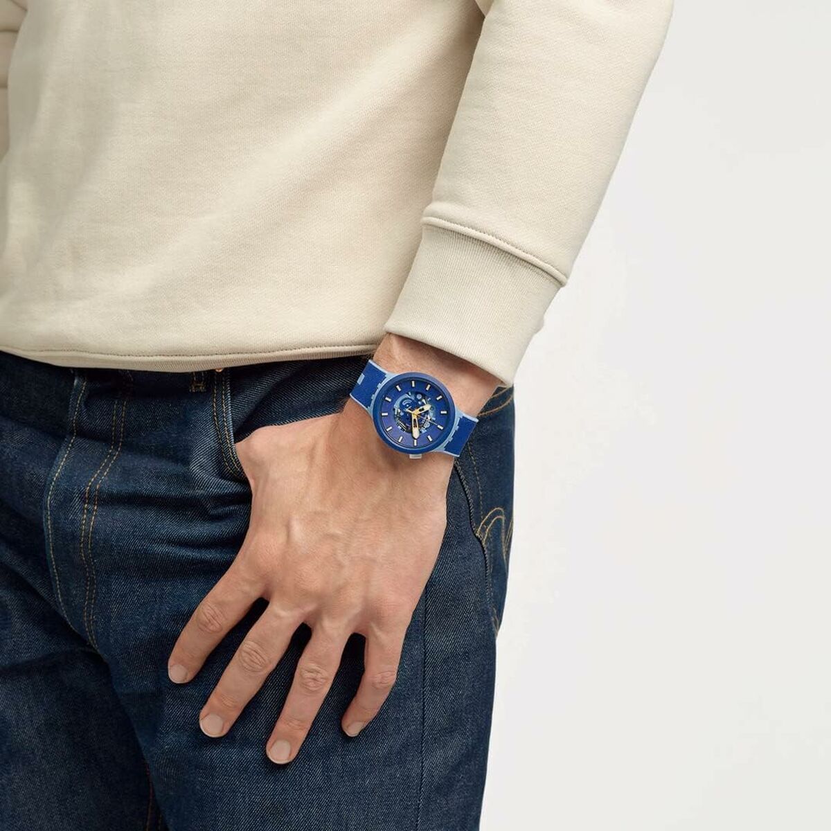 Herrklocka Swatch BOUNCING BLUE (Ø 47 mm) - 4