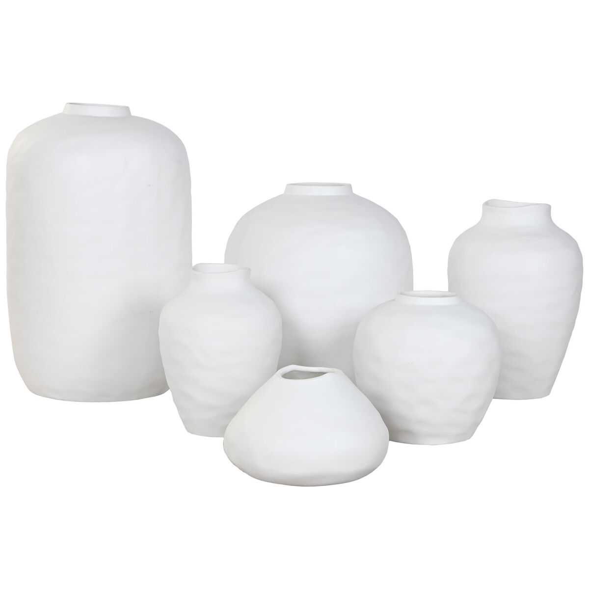 Vas Home ESPRIT Vit Stengods Traditionell stil 40 x 40 x 44 cm
