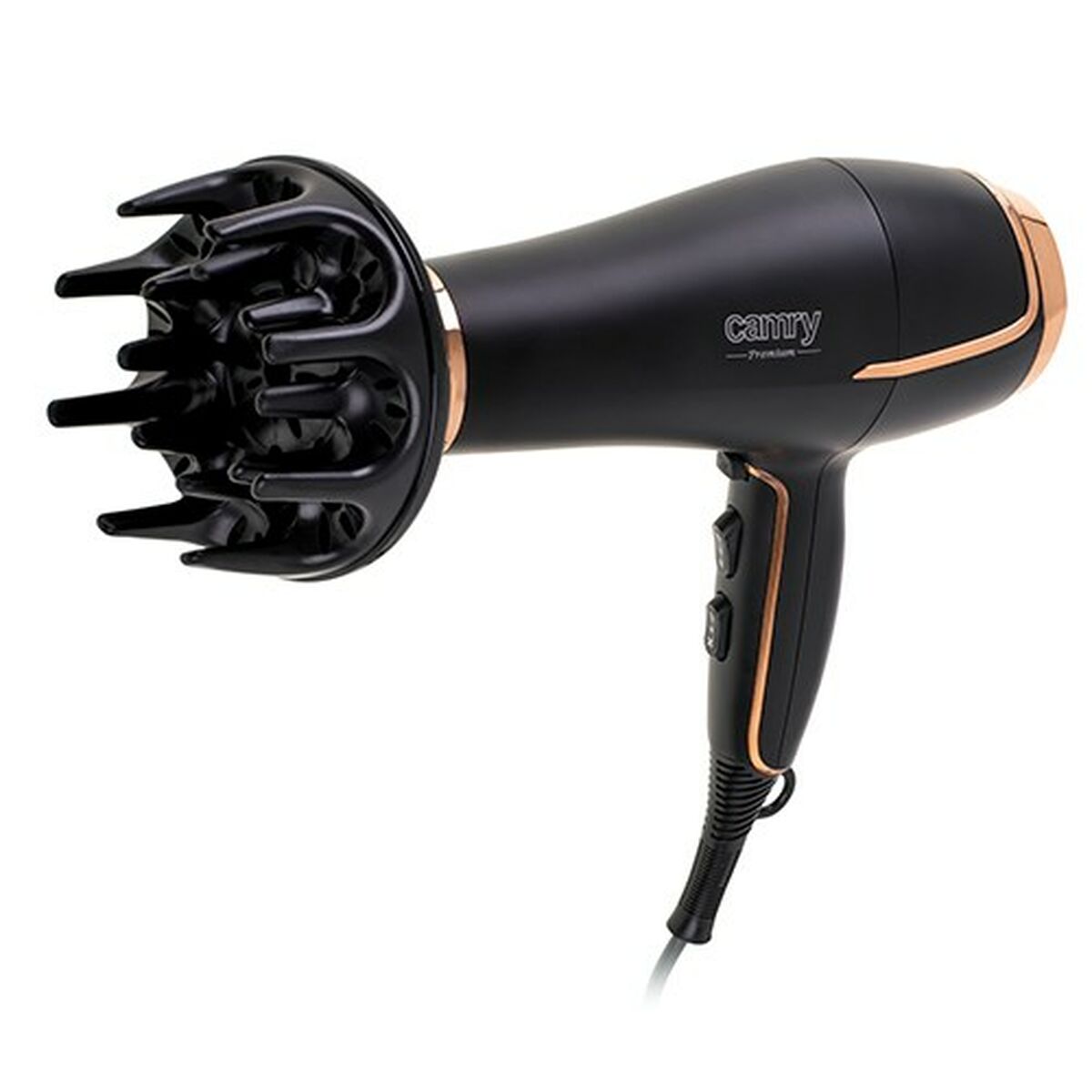 Hårtork Adler CR 2255 Svart Guld 2000 W - 4