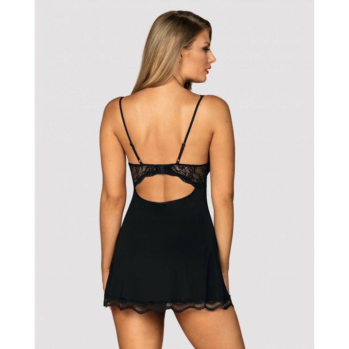 Babydoll Obsessive Luvae Svart XXL/XXXL - 3