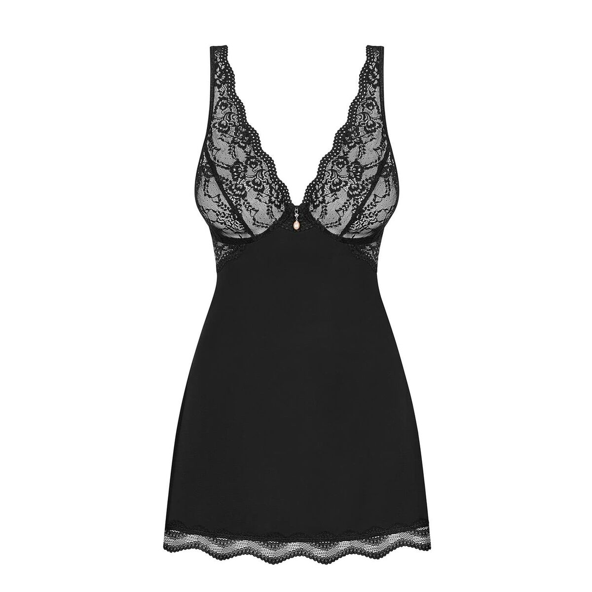 Babydoll Obsessive Luvae Svart XXL/XXXL - 4