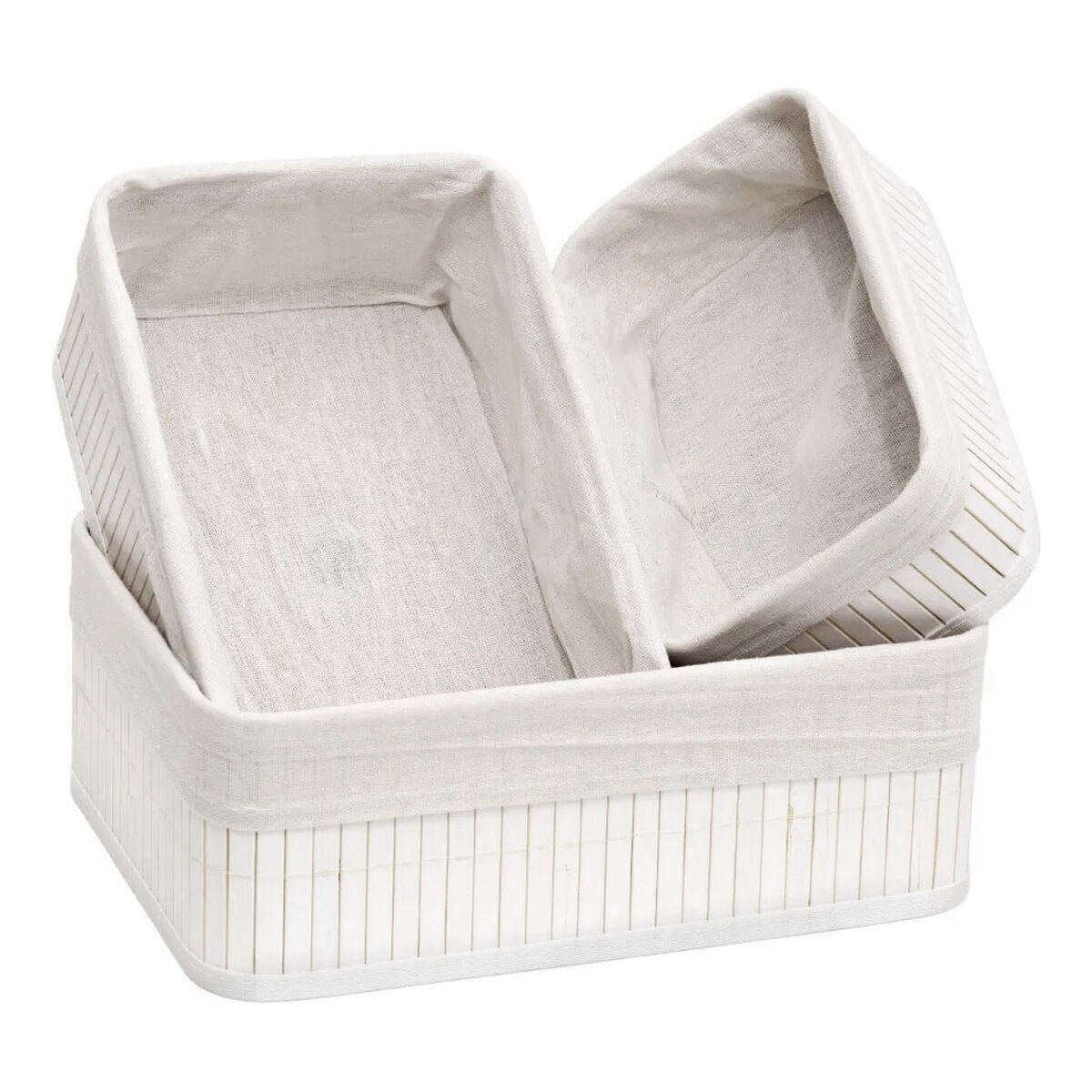 Korgset Confortime Bambu Vit - 6