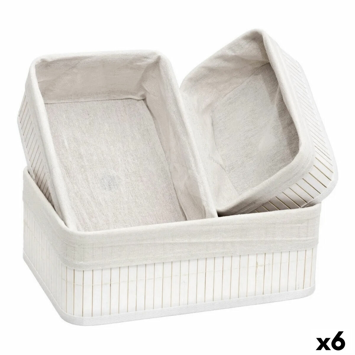 Korgset Confortime Bambu Vit