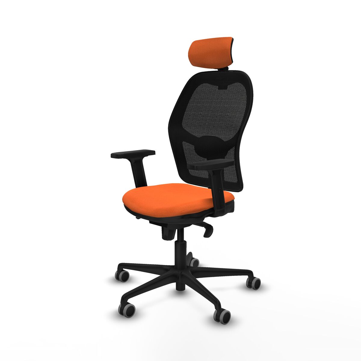 Kontorsstol med nackstöd Jorquera Piqueras y Crespo 2D036G2 Orange - 2