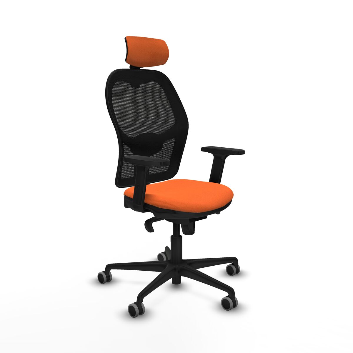 Kontorsstol med nackstöd Jorquera Piqueras y Crespo 2D036G2 Orange