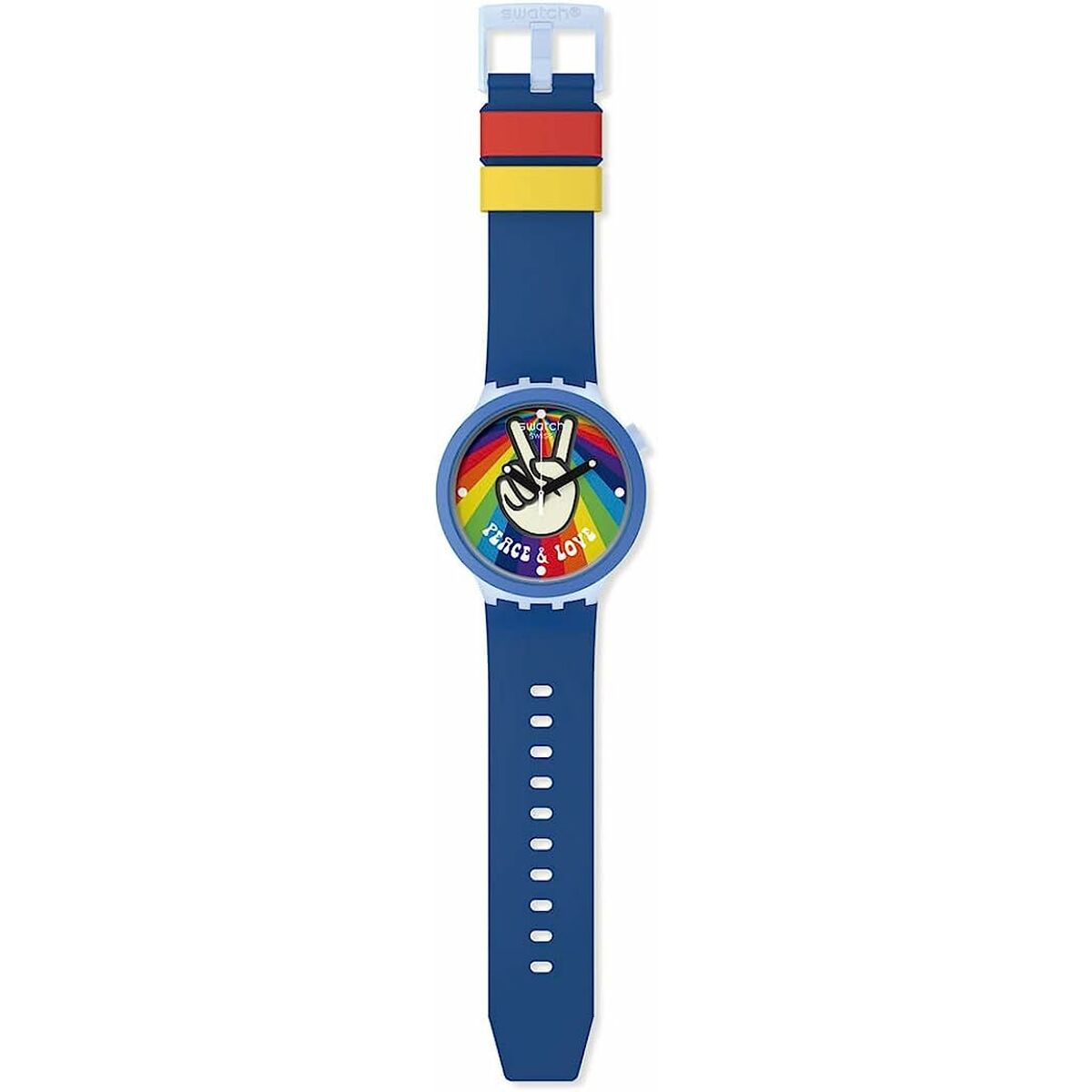 Herrklocka Swatch PEACE HAND LOVE (Ø 47 mm) - 7