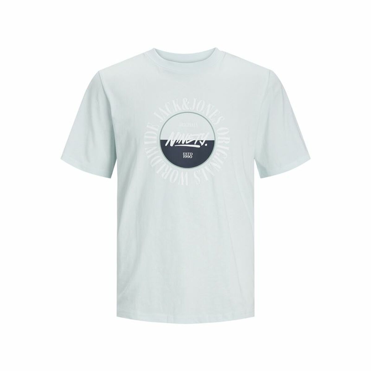 T-shirt med kortärm Herr Jack & Jones cobin Aquamarine Män - 6