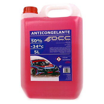Frostskydd OCC Motorsport 50% Organisk Rosa (5 L)