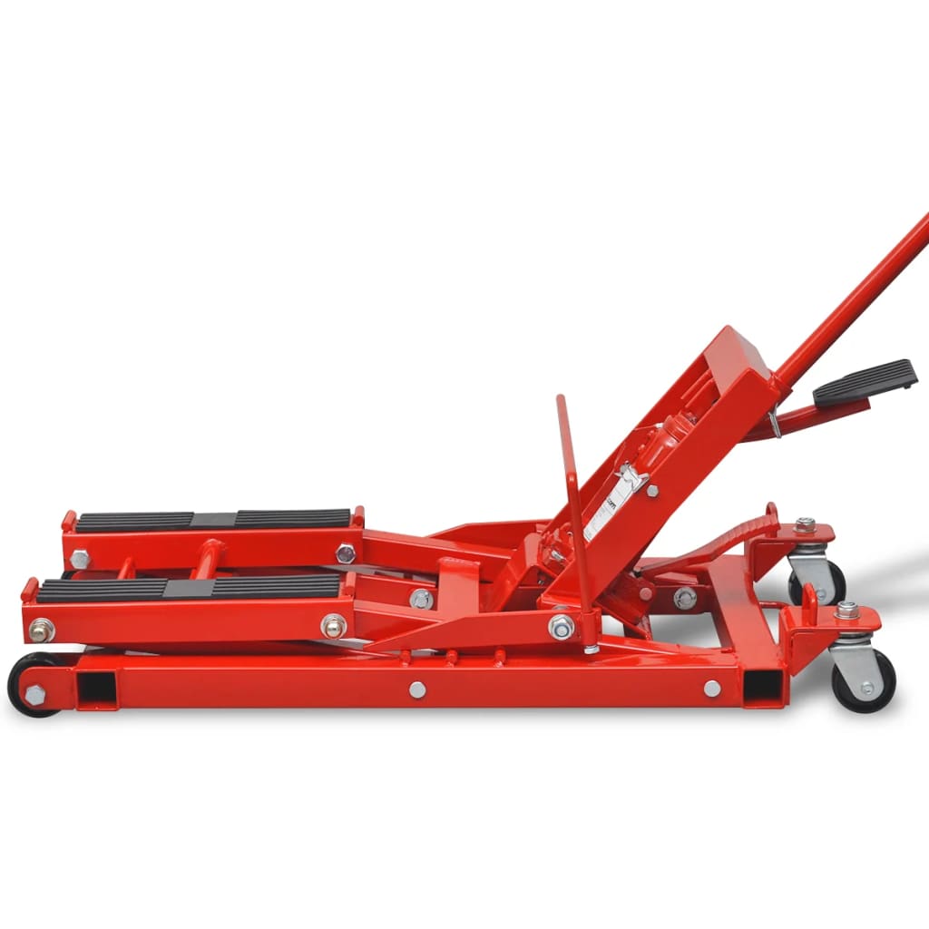 vidaXL Hydraulisk MC-/ATV-lyft 680 kg röd - 4